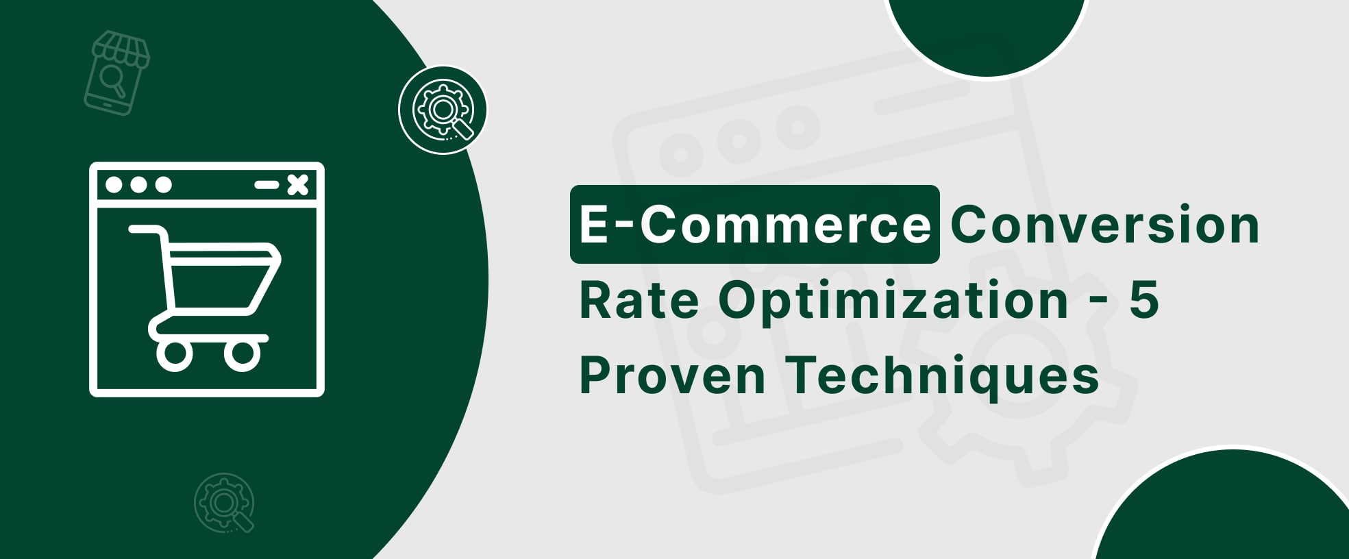 Ecommerce conversion rate optimization